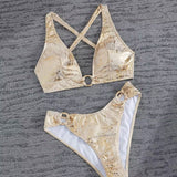 Annemiek | Bikini cu cataramă metalică