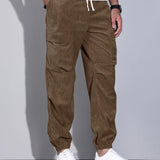 Roy | Pantalon Cargo Din Corduroy