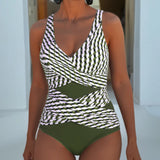 Ashley | Costum de baie cu design încrucișat pentru vacanțe elegante