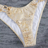 Annemiek | Bikini cu cataramă metalică