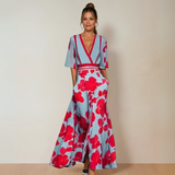 Amara – Rochie de Damă Florală Lungă Elegantă și Atemporală