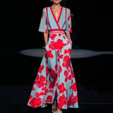 Amara – Rochie de Damă Florală Lungă Elegantă și Atemporală