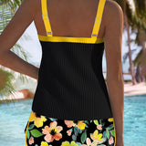 Matilda | Costum de baie din două piese, tankini cu pantaloni