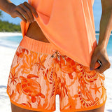 Barbara | Tankini elegant cu imprimeu ocean