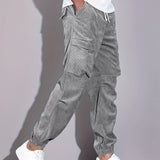 Roy | Pantalon Cargo Din Corduroy