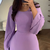 Nora | Rochie maxi din jacard cu mâneci