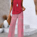 ROSAVIENNE || Conjunto Riviera a rayas
