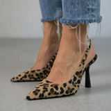 Isabelle™ – Pantofi Slingback cu Imprimeu Leopard