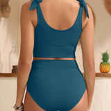 Lara | Costum de baie cu fundiță pentru femei