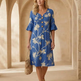 Rucsandra – Rochie Midi Brodată