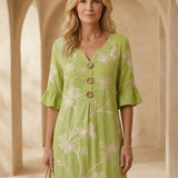 Rucsandra – Rochie Midi Brodată