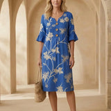 Rucsandra – Rochie Midi Brodată