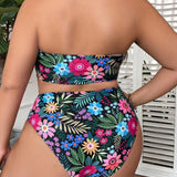 Oliana | Set Bikini Tropical pentru Mărimi Mari