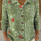 Teresa – Bluză de Crăciun cu Butoane
