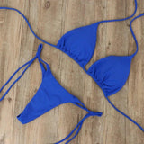 Set Bikini Regina | Costume de baie clasice cu triunghi și legături la spate