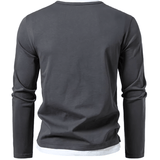 Alwin | Tricou cu mânecă lungă premium din bumbac pieptănat