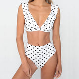 Shayenne | Bikini elegant cu decolteu în V și buline