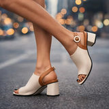 Melanie Marie | Pantofi slingback cu toc