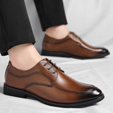 Brandon | Oxford din piele lucioasă