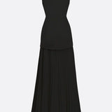 Molly | Rochie lungă plisată