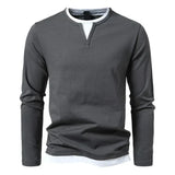 Alwin | Tricou cu mânecă lungă premium din bumbac pieptănat