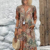 Fatima - Rochie cu Motiv Floral