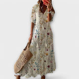 Steliana – Rochie Maxi Boho cu Tul
